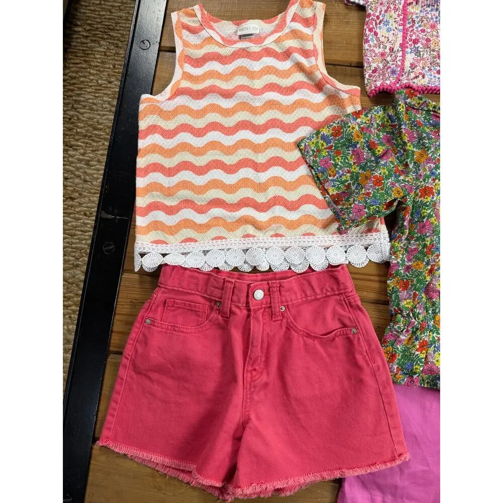 Girls Sz 12 Summer Clothing Back to School Bundle Rachel Zoe Crewcuts 6 Pieces